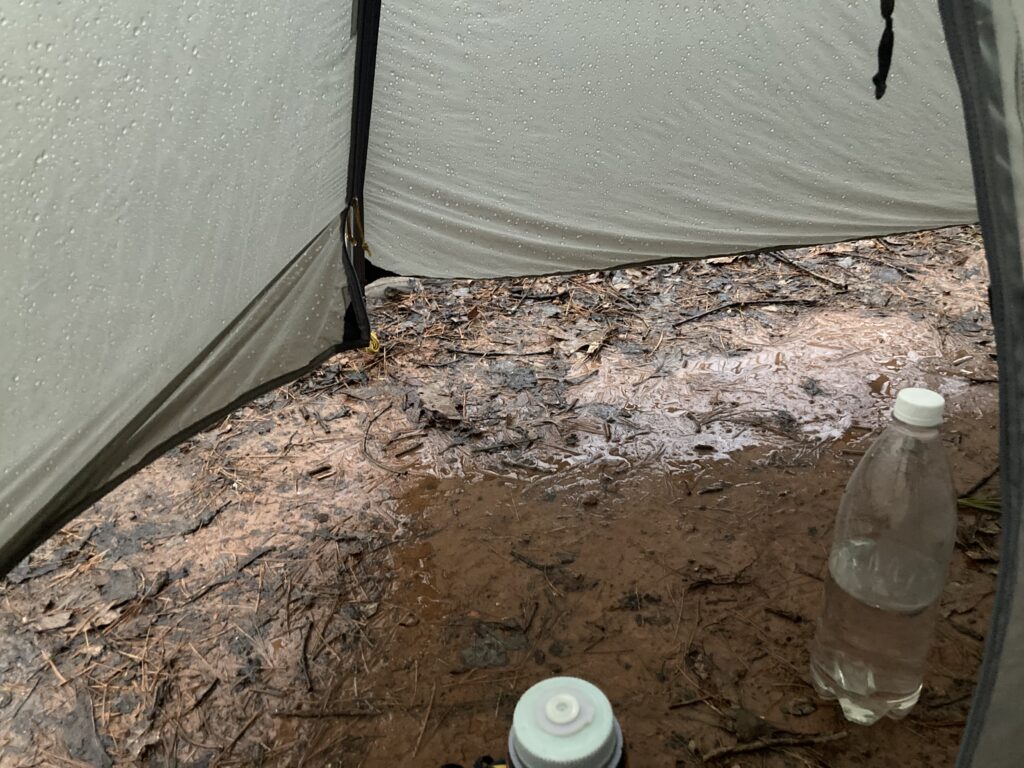 Appalachian Trail rainy start