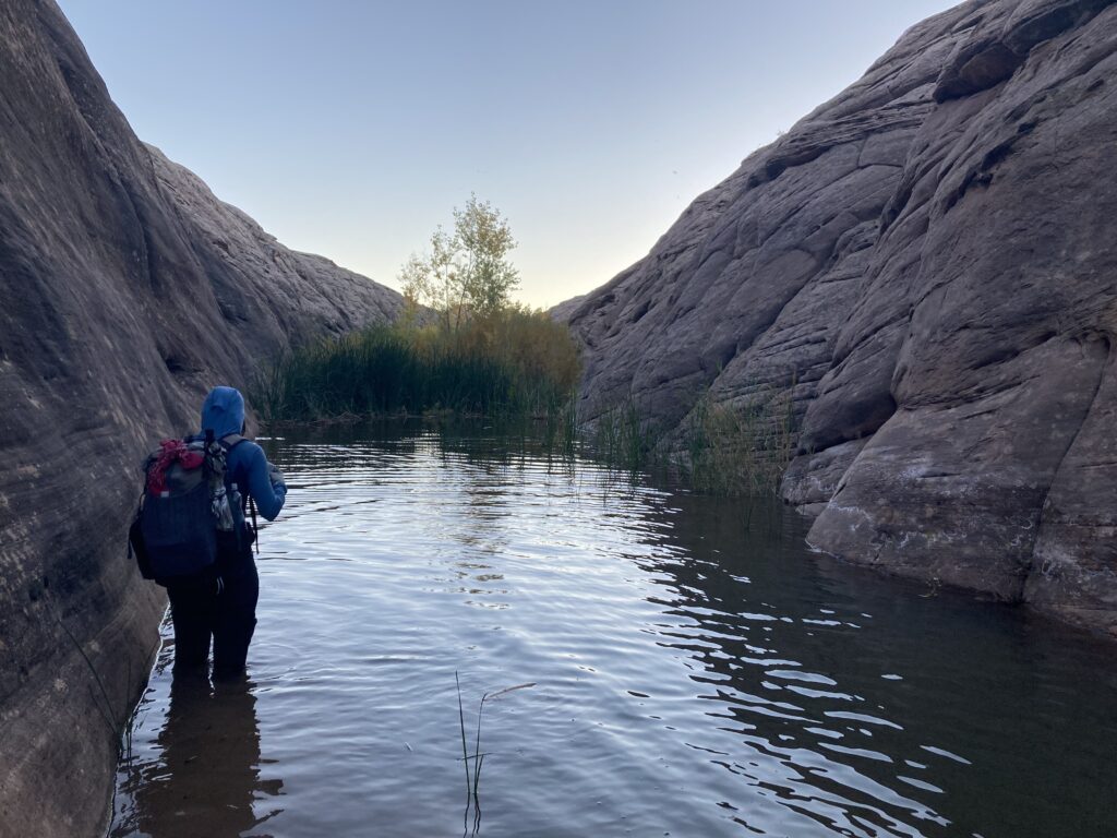 Courthouse Wash along the Hayduke Trail