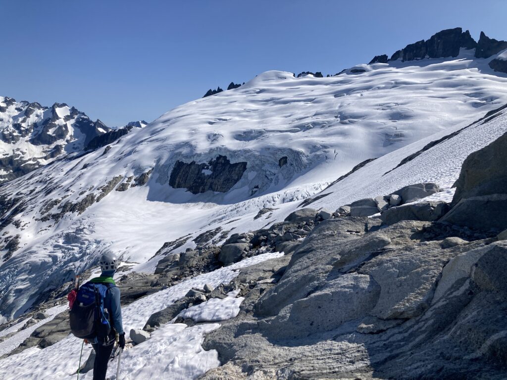 Klawatti Glacier and Klawatti Peak in the North Cascades of Washington State