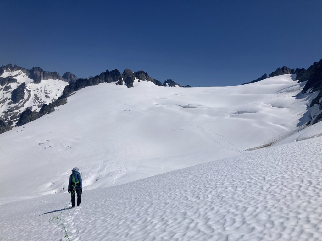 McAllister Glacier, North Cascades along the Inspiration Traverse