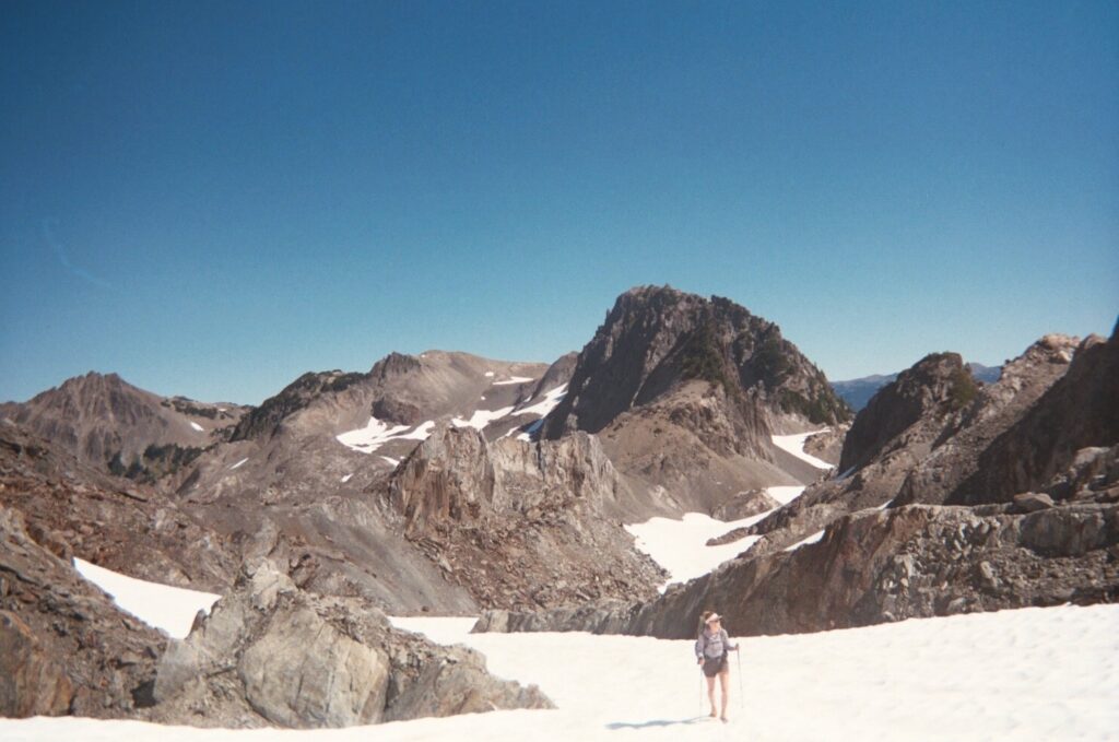 High alpine landscape along the Bailey Range Traverse