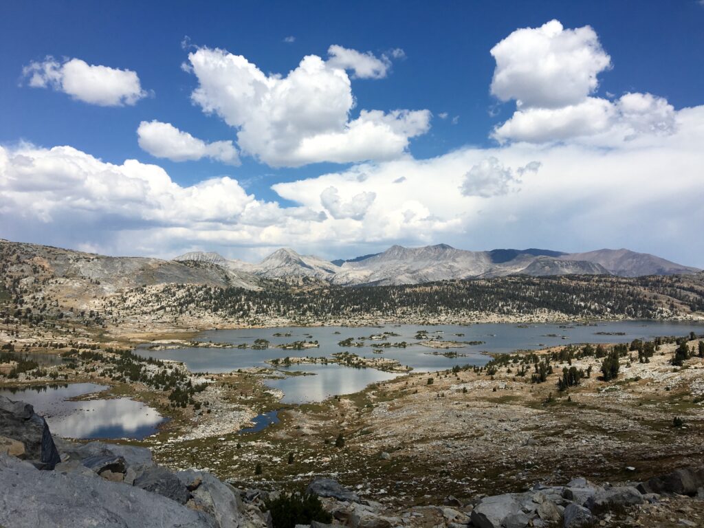 Thousand Island Lake along the Sierra High Route in California’s High Sierra