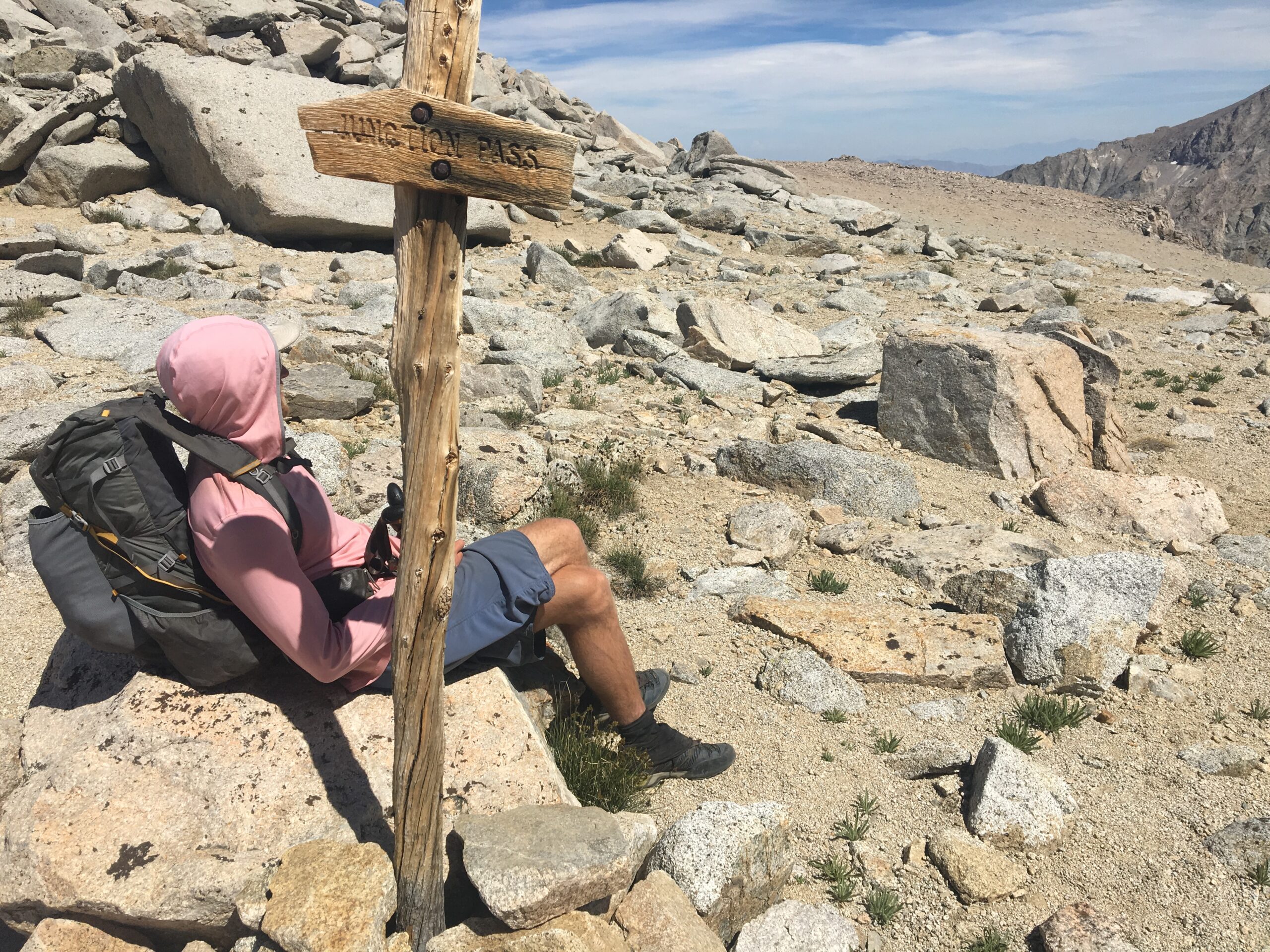 View from Junction Pass along the Southern Sierra High Route