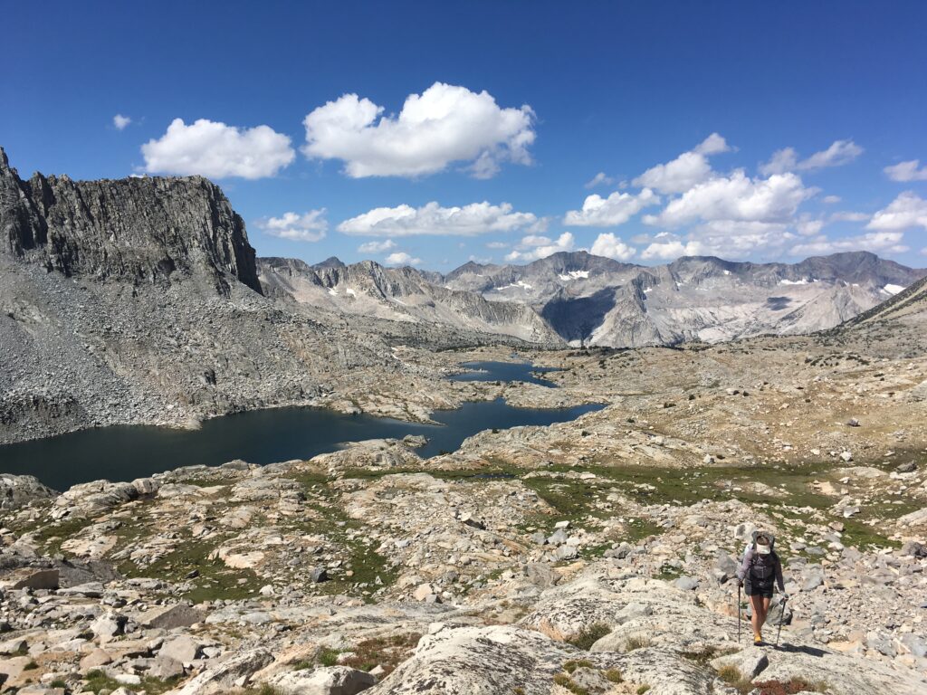 View at the beginning of the Southern Sierra High Route