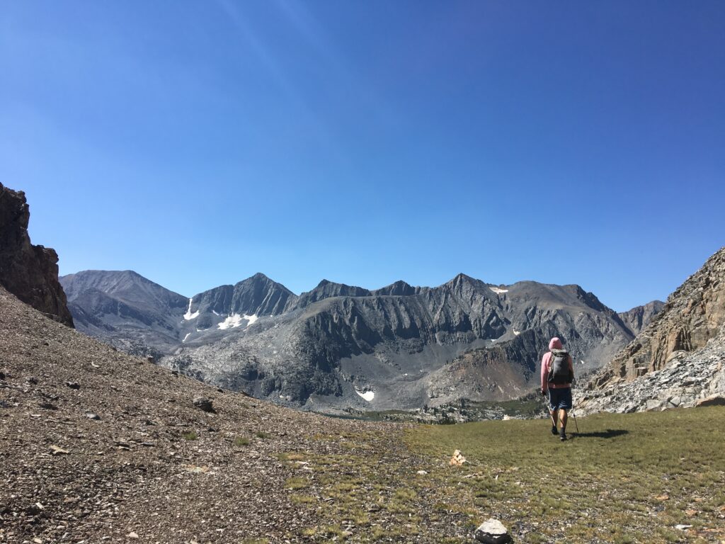 View of Mt. Baxter on the Southern Sierra High Route
