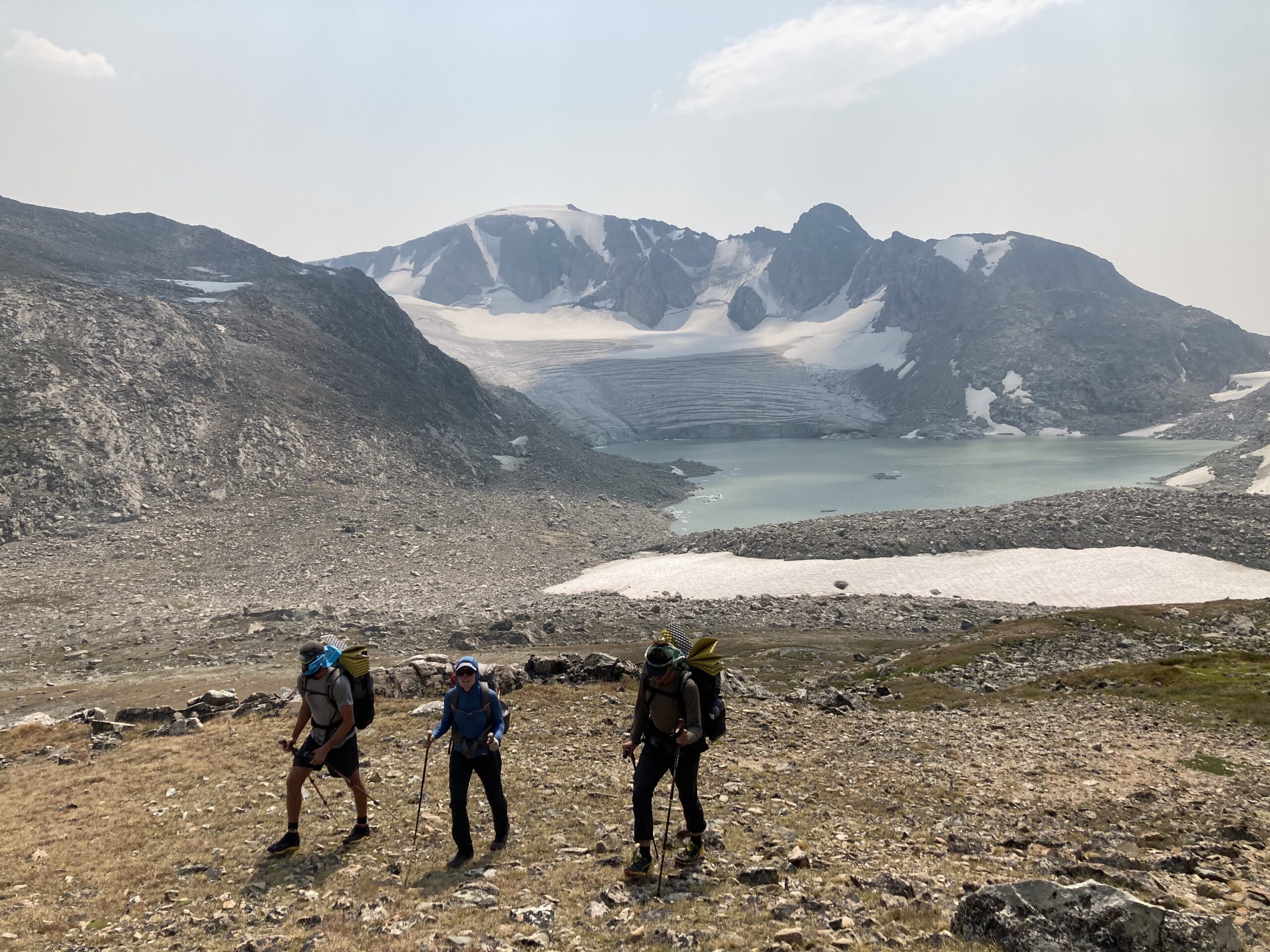 Beautiful glaciated view high on the Wind River High Route