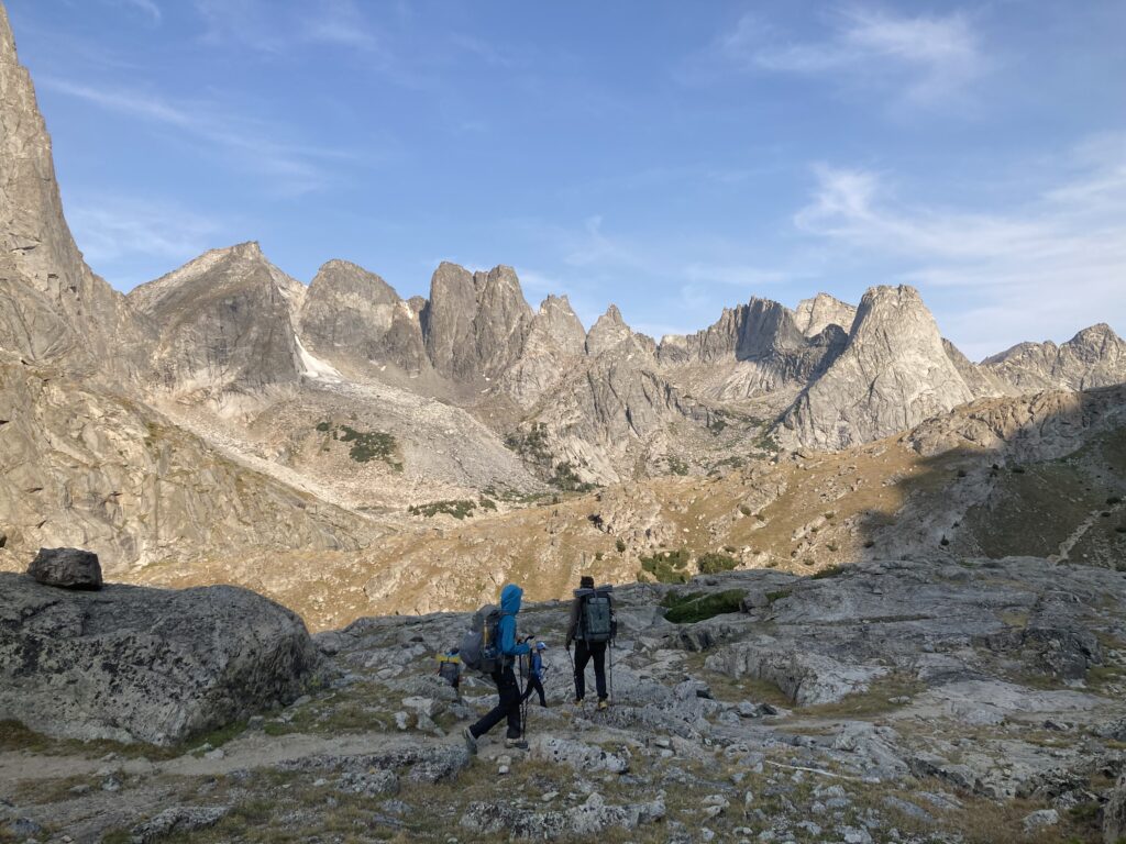 Hiking in the Cirque of the Towers on the Wind River High Route