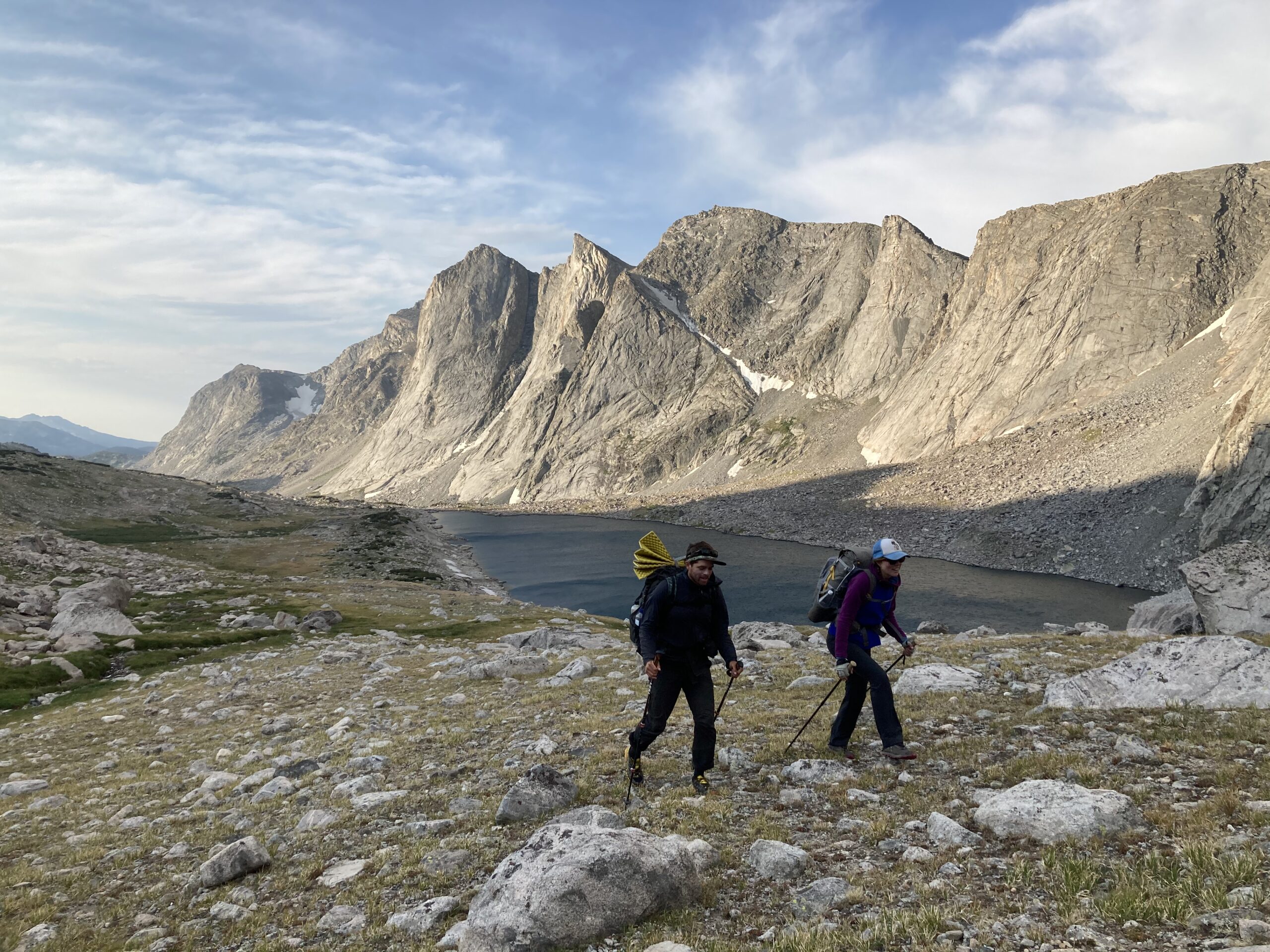 View of Raid Peak while hiking on the Wind River High Route