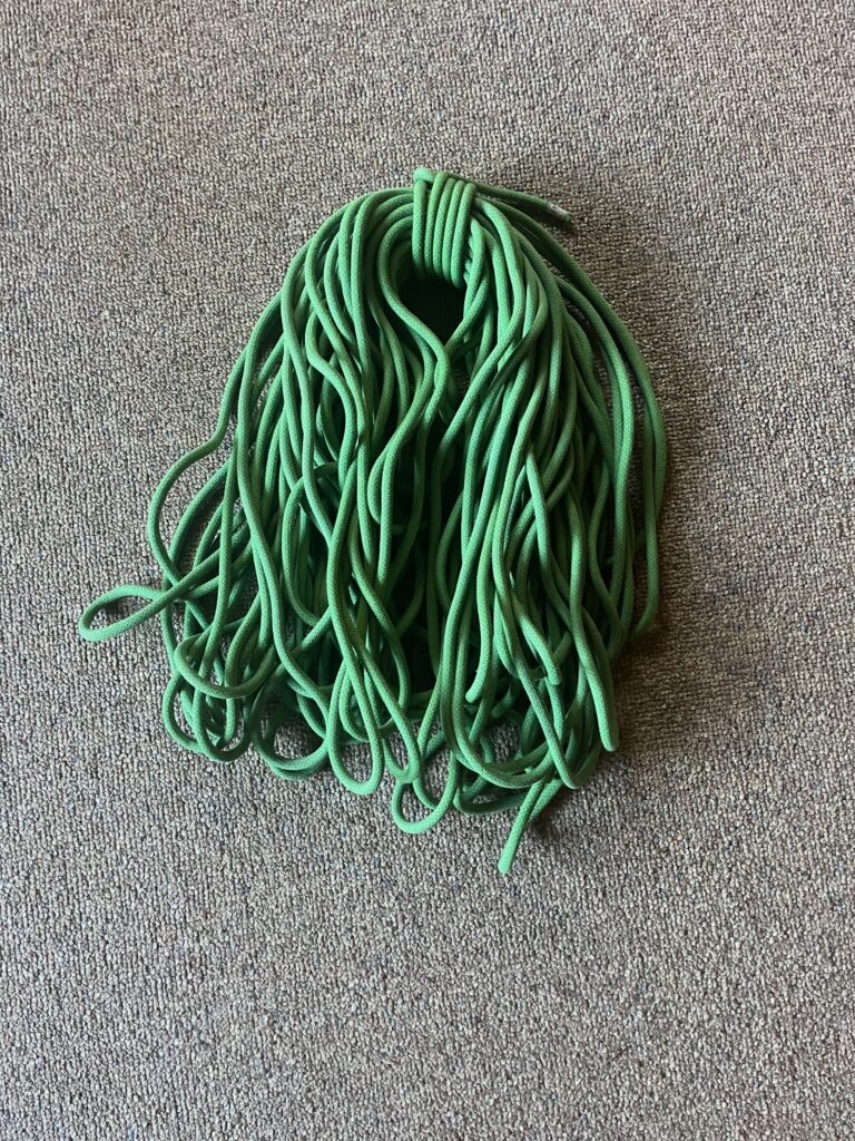 A 60 meter climbing rope