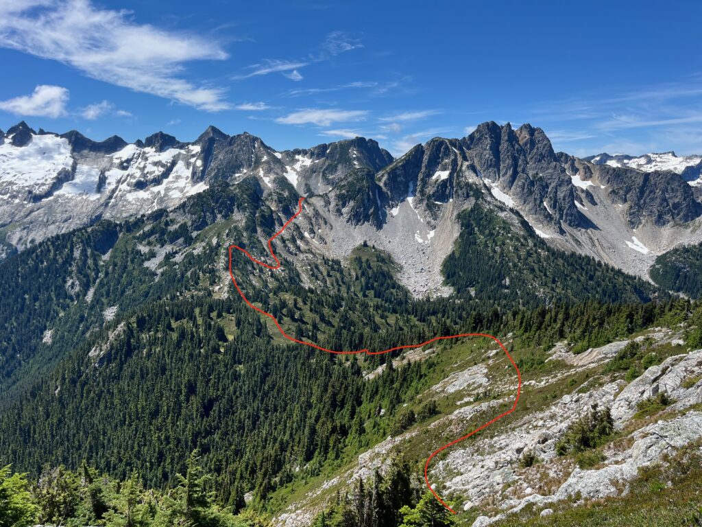 Newhalem Peaks, North Cascades, Washington State