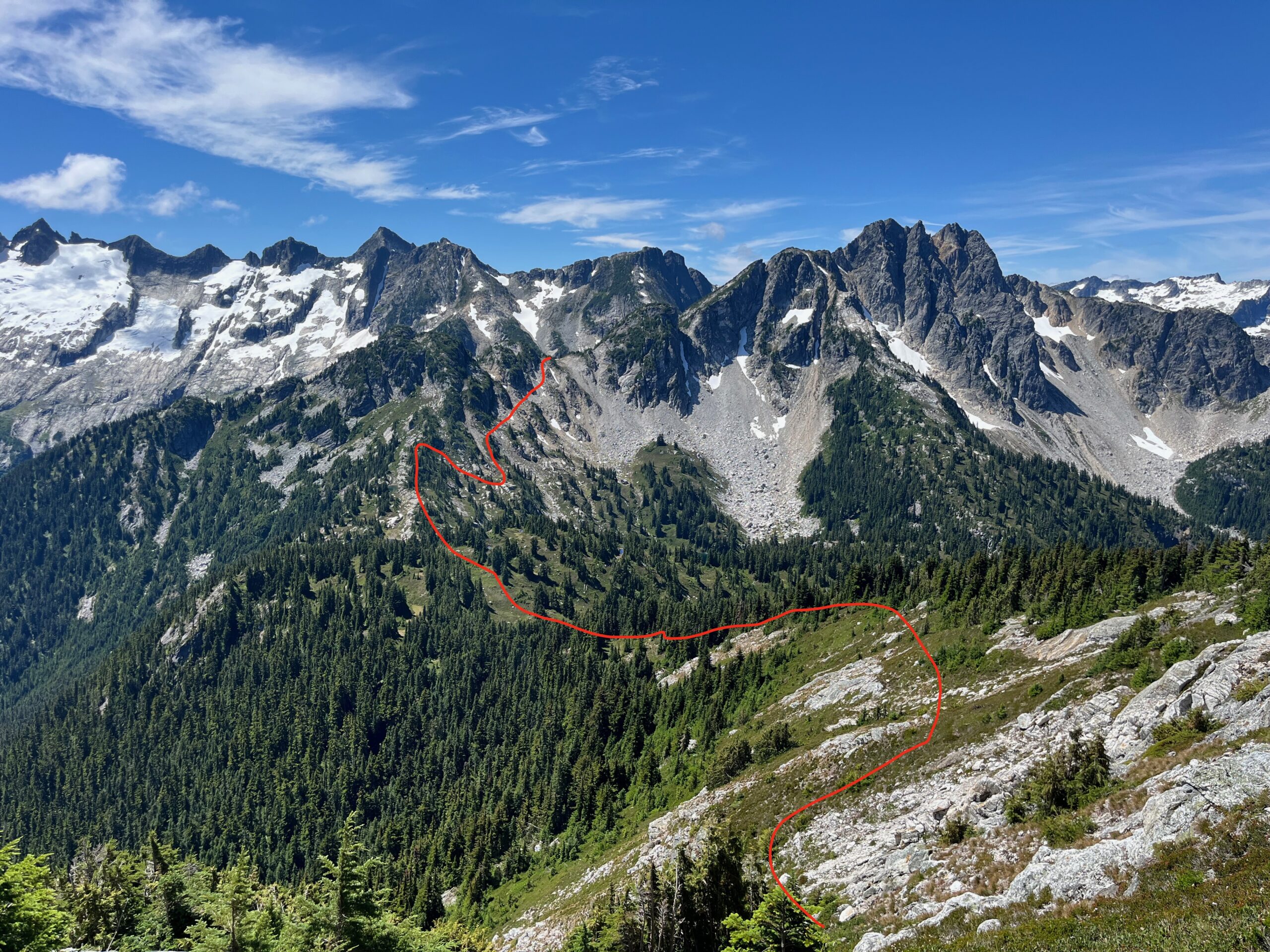 Newhalem Peaks, North Cascades, Washington State